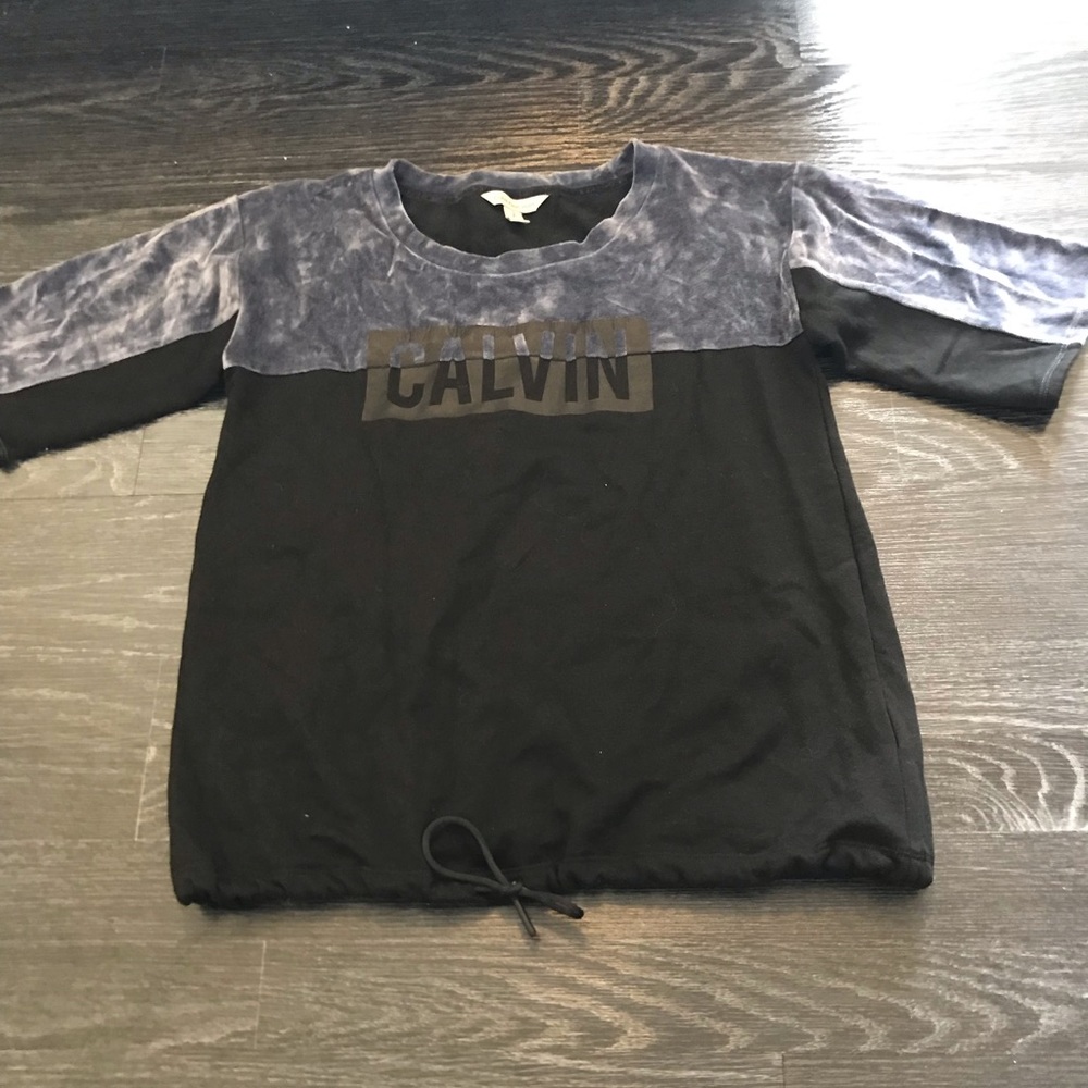 Half velvet Calvin Klein shirt